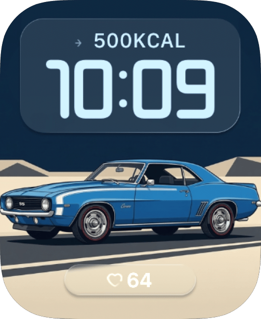 Blue Camaro Classic