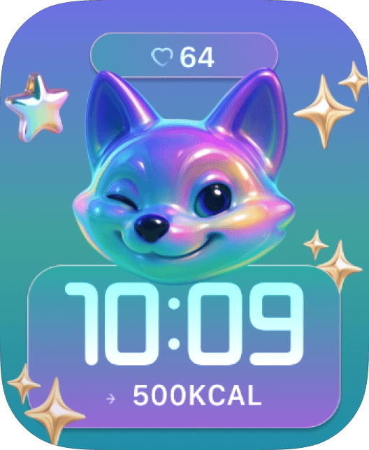 Iridescent Space Cat