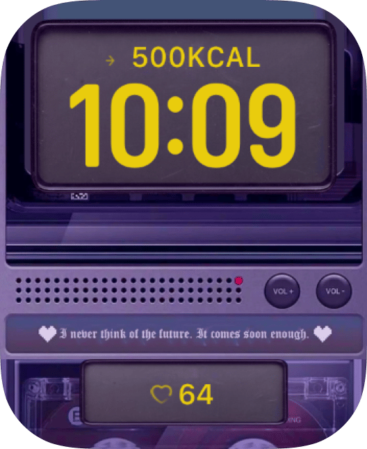 Purple Cassette Deck