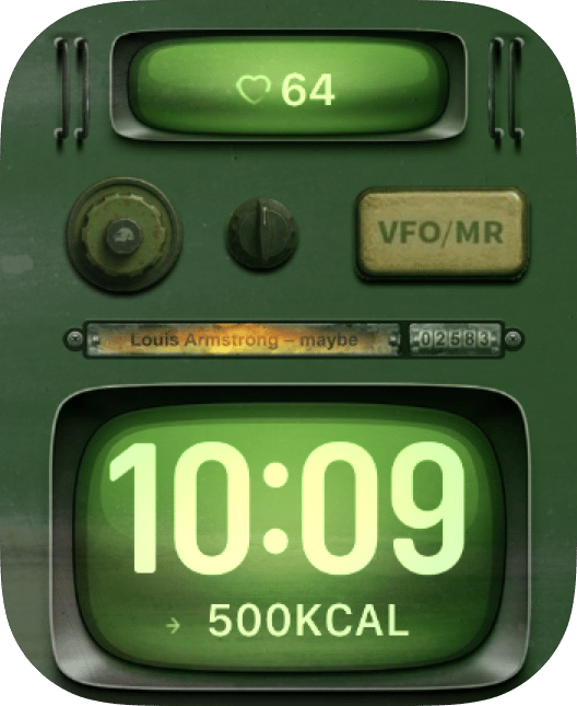 Retro Radio Glow