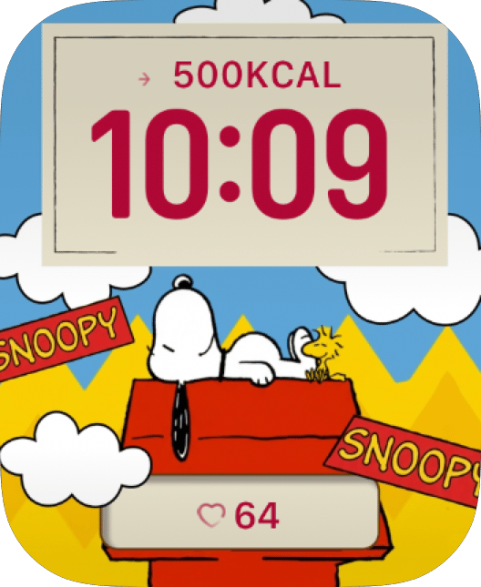 Snoopy Clouds Face