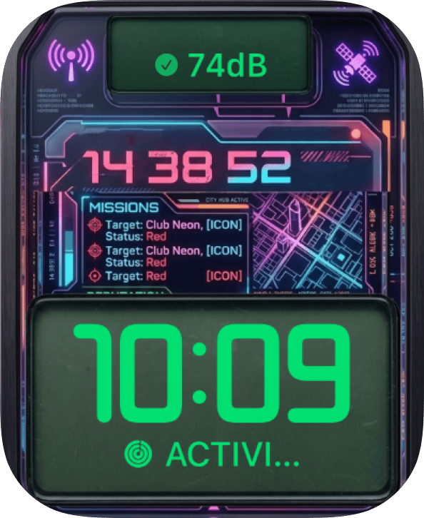 Cyberpunk Mission Grid