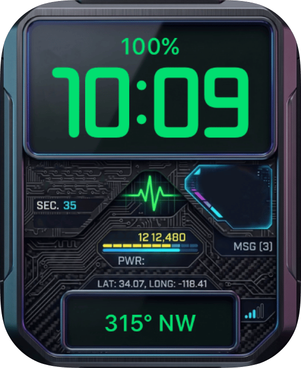 Neon Circuit Pulse