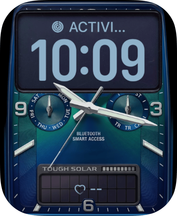 Touch Solar Blue