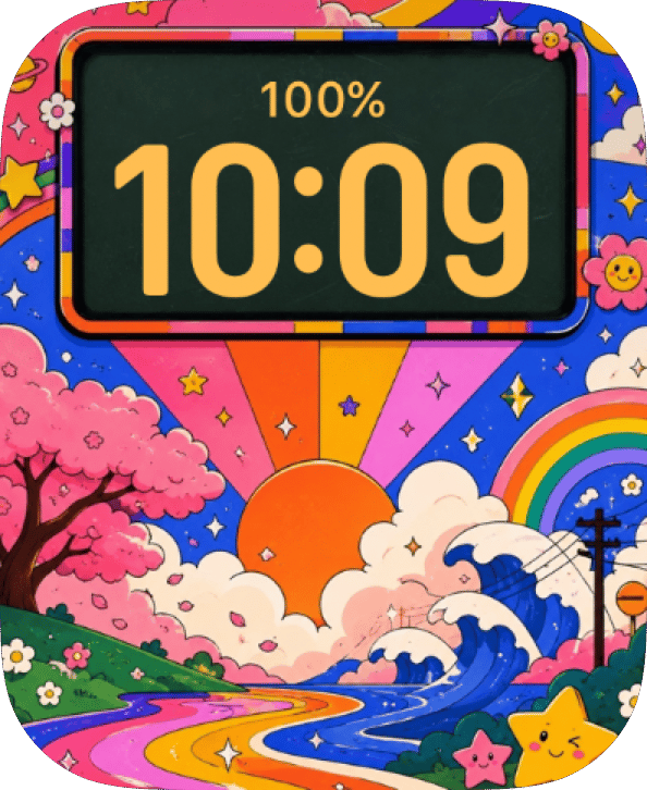 Kawaii Sunset Road