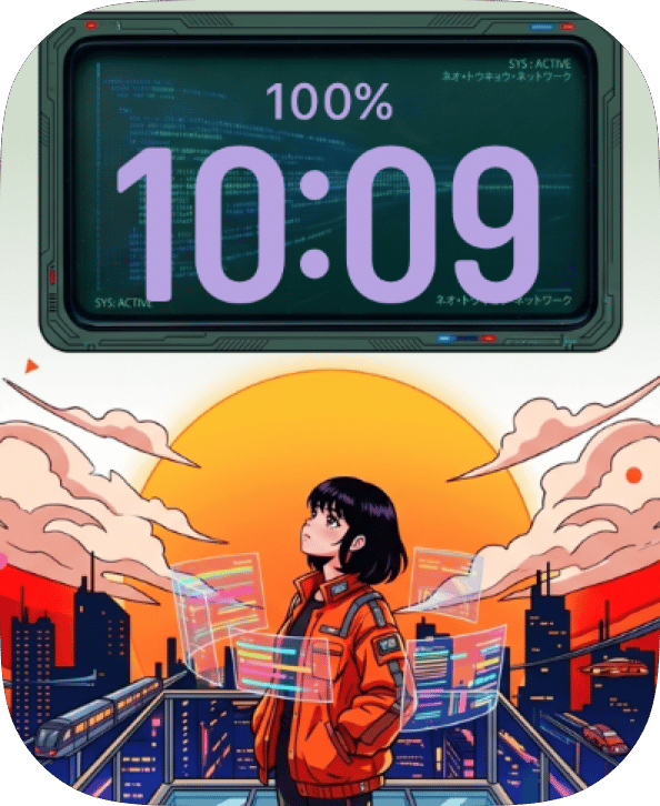 Sunset Station Girl