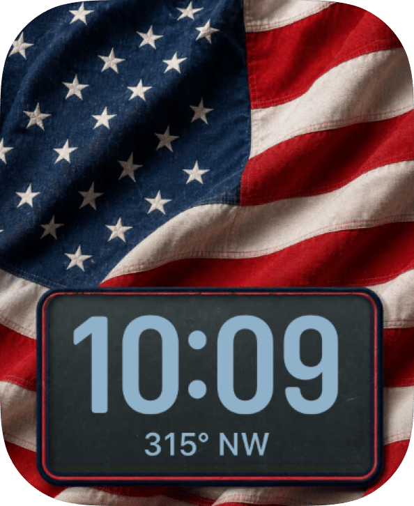 Draped Flag