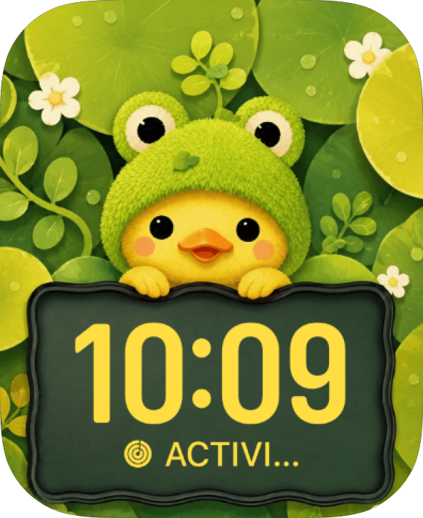 Frog Pond Duckling
