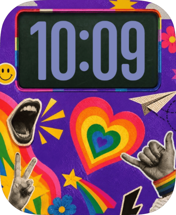 Rainbow Joy Collage