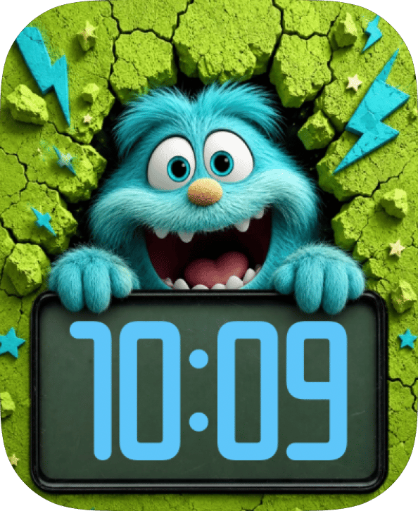 Blue Burst watch face preview image for Apple Watch