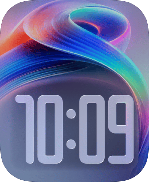 Chroma Ribbon watch face preview image for Apple Watch