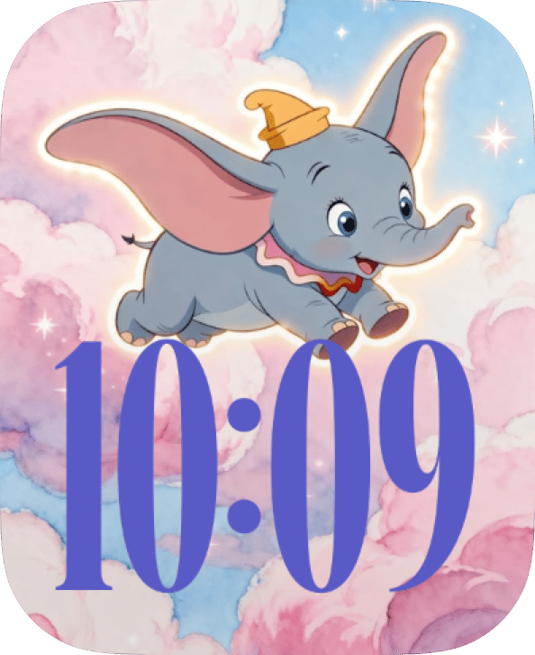 Cloud Flight watch face preview image for Apple Watch