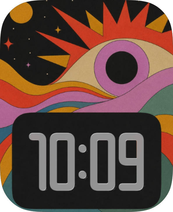 Cosmic Eye watch face preview image for Apple Watch
