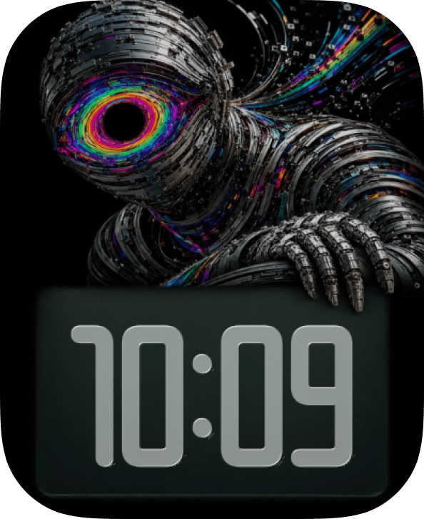 Data Void watch face preview image for Apple Watch