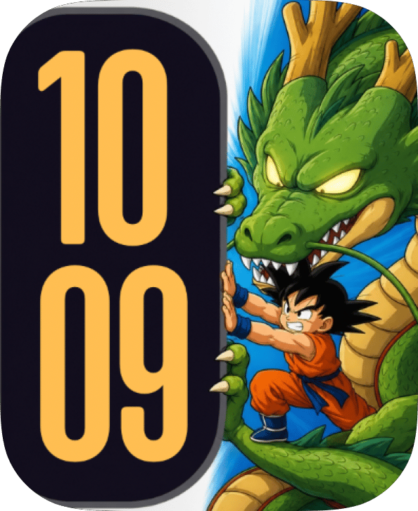Dragon Wish watch face preview image for Apple Watch
