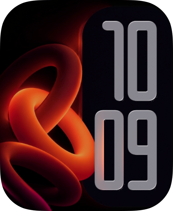Ember Loop watch face preview image for Apple Watch