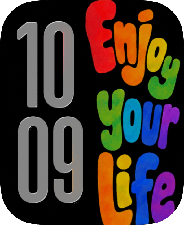 Enjoy Life watch face preview image for Apple Watch