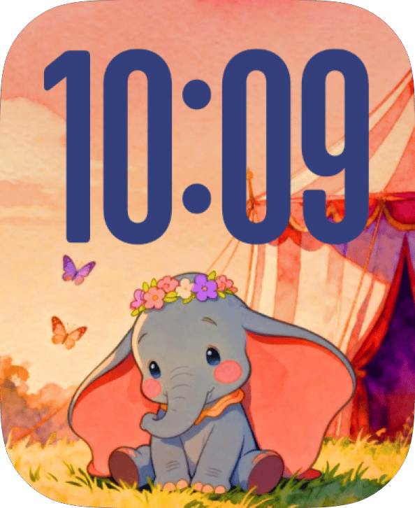 Little Flyer watch face preview image for Apple Watch