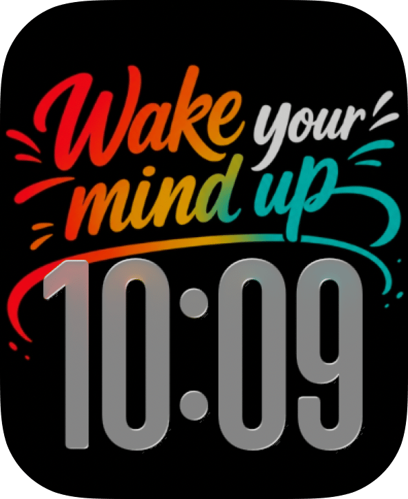Mind Awake watch face preview image for Apple Watch