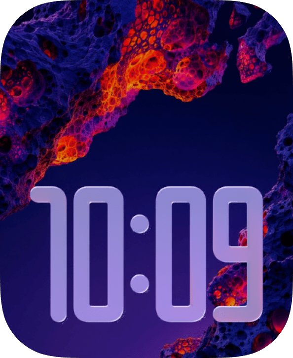 Molten Reef watch face preview image for Apple Watch