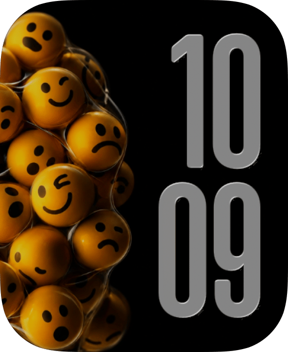 Mood Stack watch face preview image for Apple Watch
