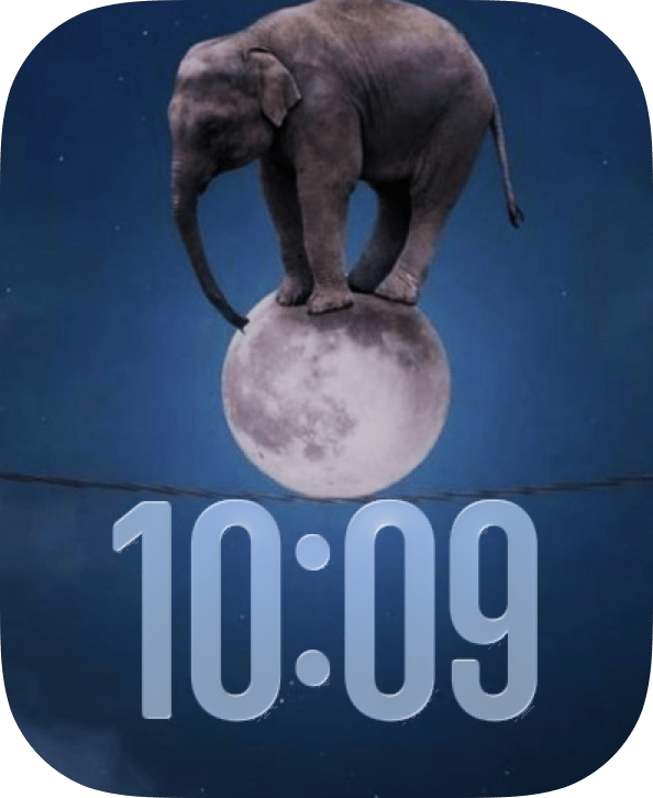 Moon Balance watch face preview image for Apple Watch