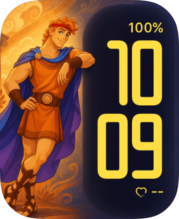Olympian Hero watch face preview image for Apple Watch