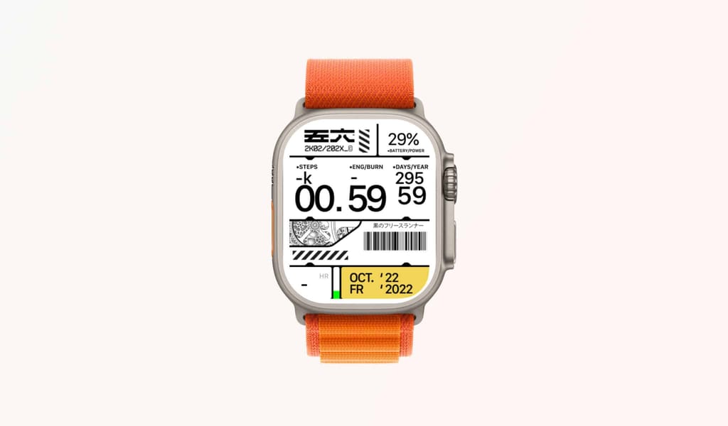 Appleウォッチ用和風ウォッチフェイス