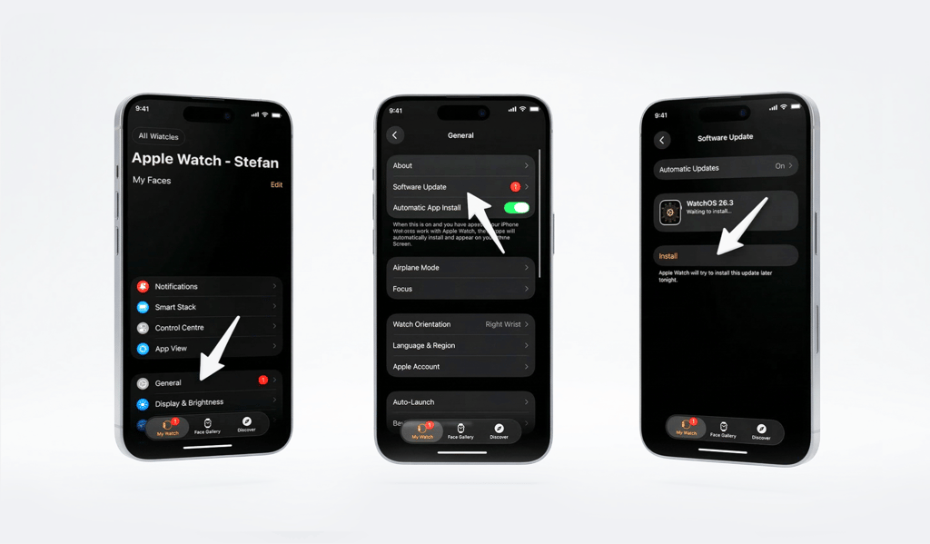 How to update Apple Watch software using iPhone Watch app