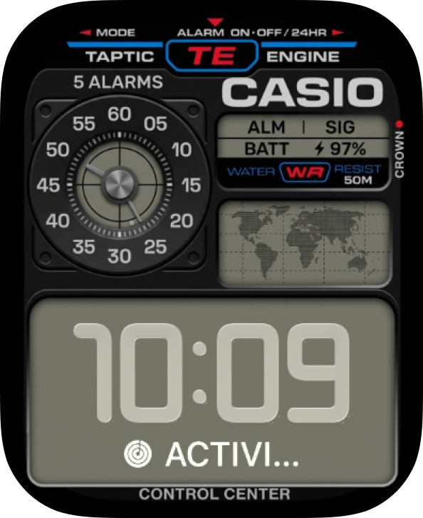Casio Taptic Map