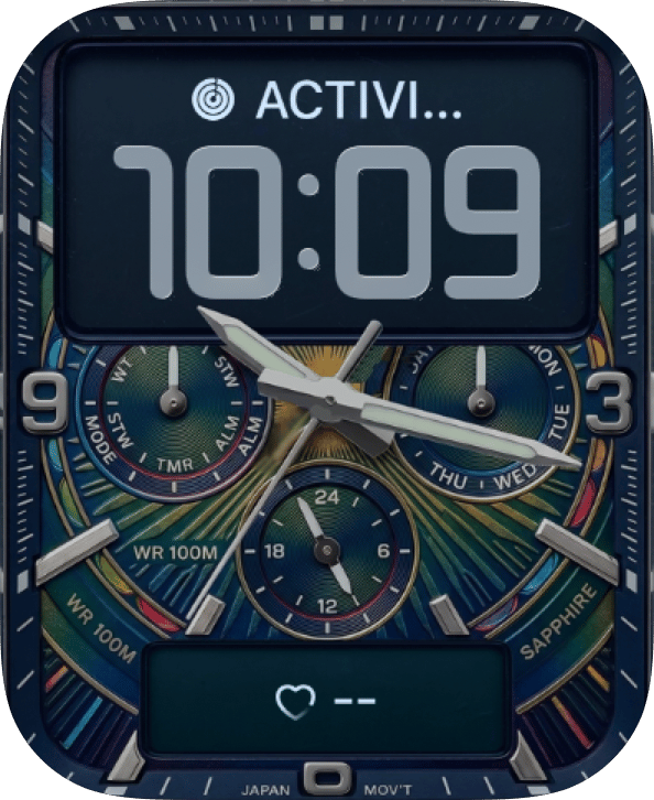 Teal Multi Dial