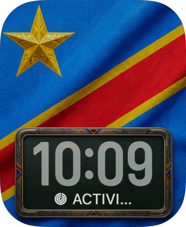 Congo DR Flag