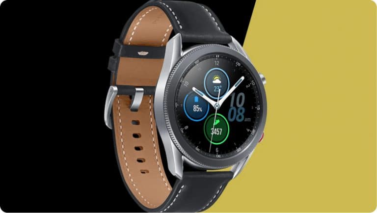 Apple Watch face with complications showing weather, activity, and calendar data