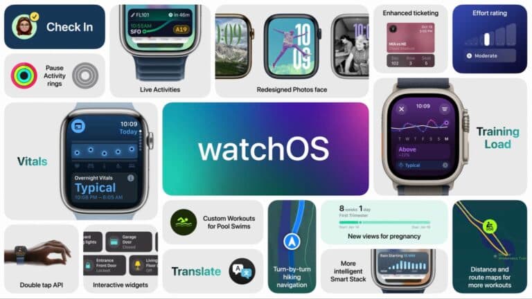 Apple Watch running watchOS 11.3 Release Candidate with enhanced features and performance improvements.