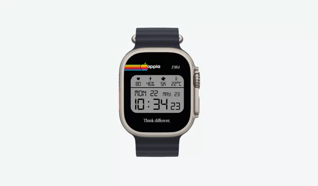 Esfera clásica Retro de Steve Jobs para Apple Watch