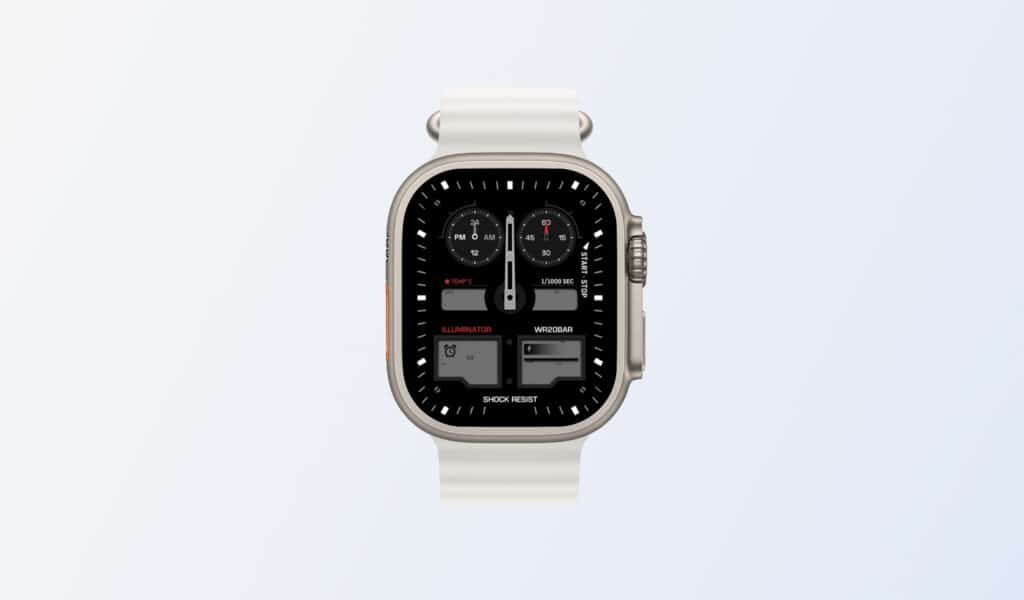Amazing Citizen-like Apple Watch Face with Multi Functional Features. 