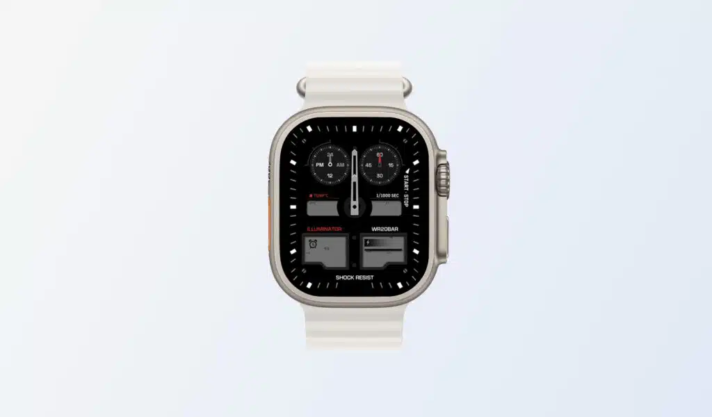 Amazing Citizen-like Apple Watch Face with Multi Functional Features. 
