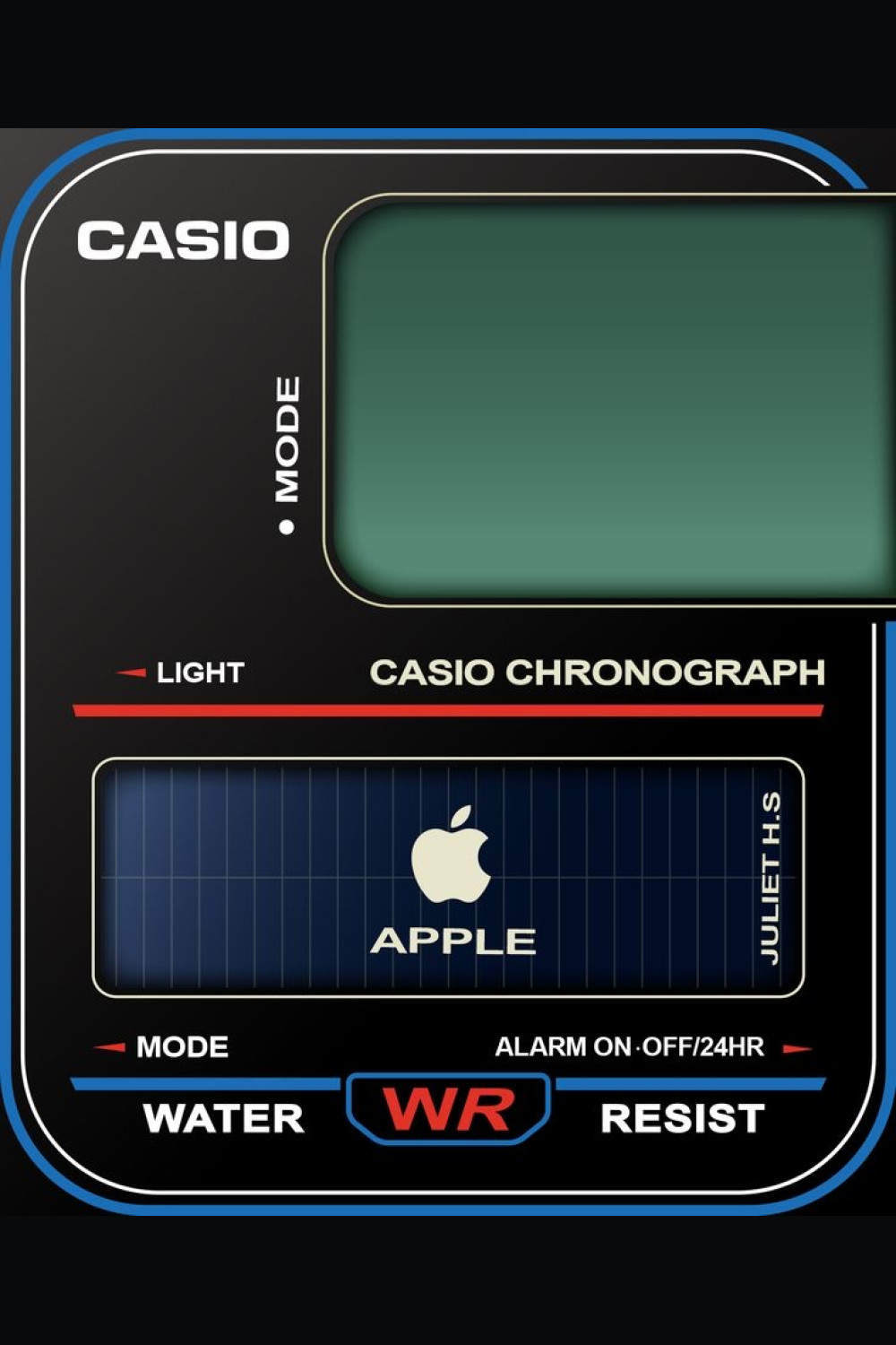 ⌚ Casio-Apple Chronograph Apple Watch Face | Watch Faces