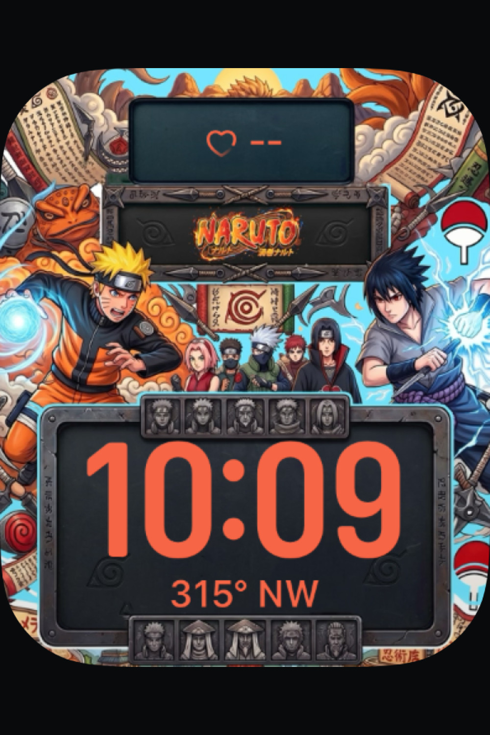 Naruto Shinobi Squad Apple Watch Face | Watch Faces