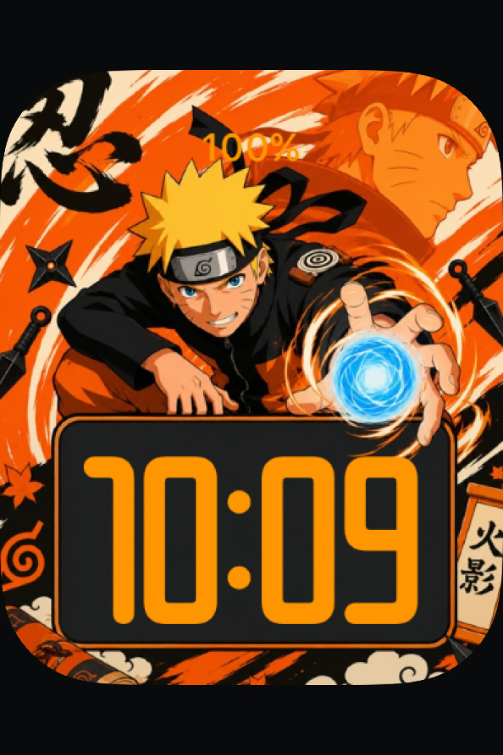 Mac (Apple) - naruto Naruto Rasengan Energy Apple Watch Face | Watch Faces